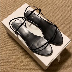 the row bare sandal white